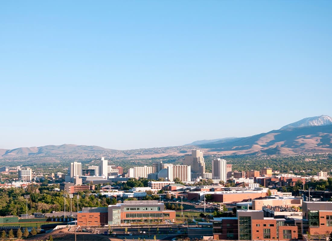 Reno, NV - Reno Nevada Downtown Skyline